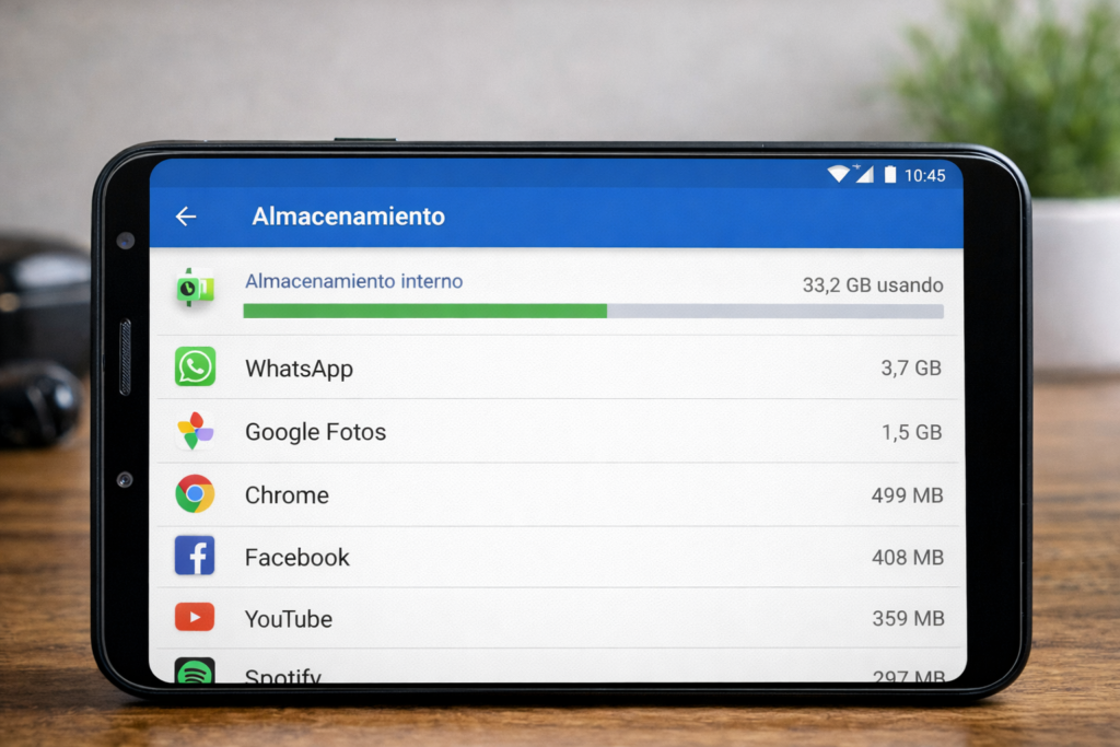 apps que ocupan más espacio en Android
