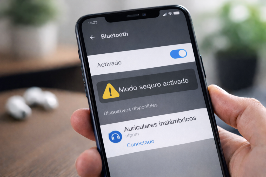 Auriculares Bluetooth conectados al móvil Android que provocan falta de sonido