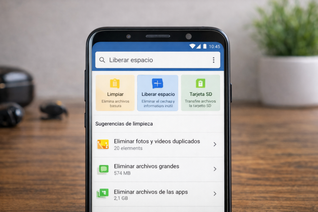 herramientas para liberar espacio en Android