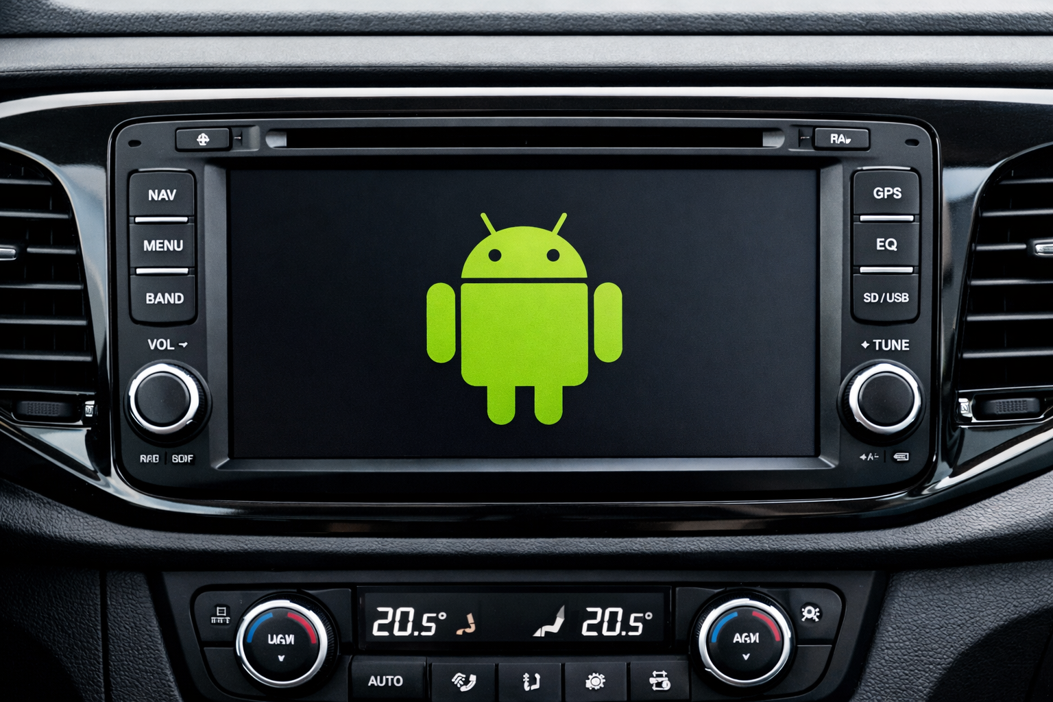 Radio Android se queda en el logo al encender